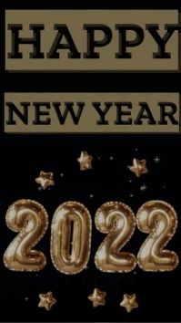 Happy New Year Tumblr Animated Video Banner Template | PosterMyWall