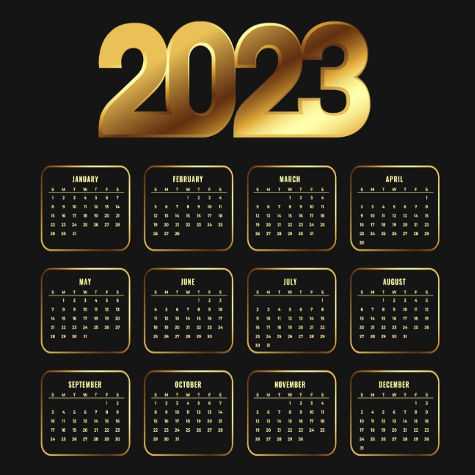 Happy New year 2023 calendar Template | PosterMyWall Happy New year 2023 calendar Template | PosterMyWall