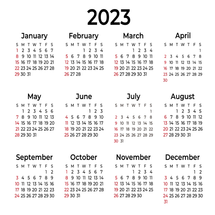 Happy New year 2023 calendar Template | PosterMyWall Happy New year 2023 calendar Template | PosterMyWall