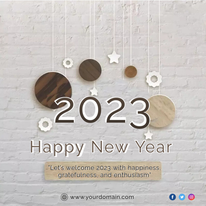 Copy of Happy New Year 2023 | PosterMyWall