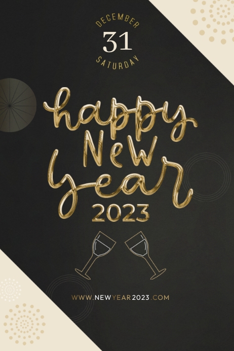 Happy New Year 2023 Template | PosterMyWall