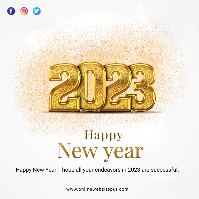 Copy of Happy New year 2023 | PosterMyWall