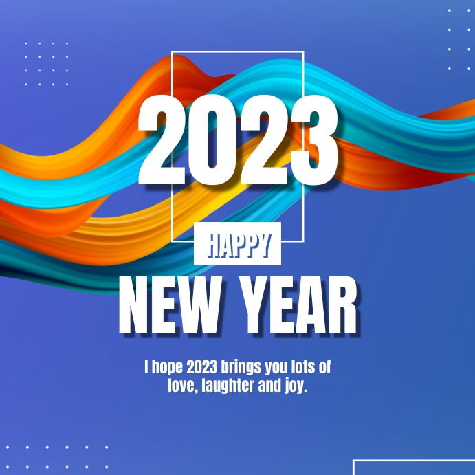 Plantilla de Happy New Year 2023 | PosterMyWall