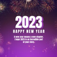 Happy New Year 2023 Instagram Post template