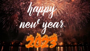 Happy new year 2023 Blog overskrift template