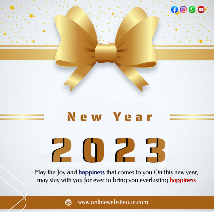happy new year 2023 Template | PosterMyWall