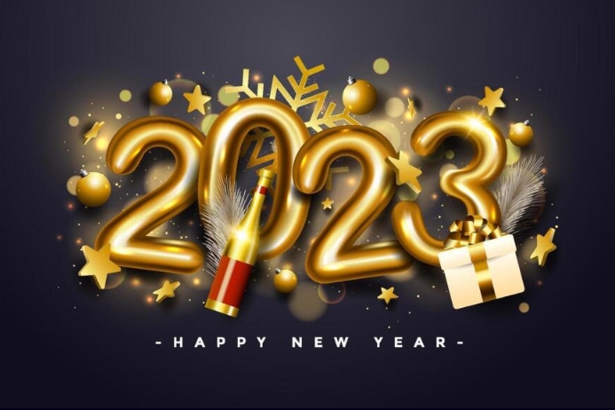 Happy New Year 2023 Flyer Poster Template | PosterMyWall