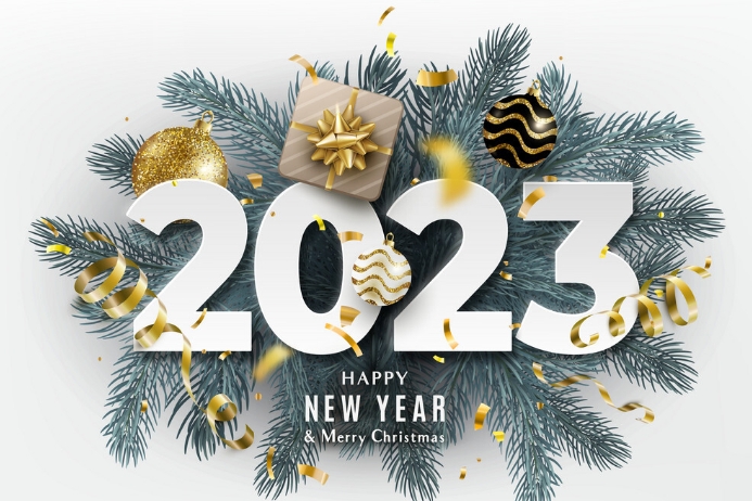 Happy New Year 2023 Flyer Poster Template | PosterMyWall