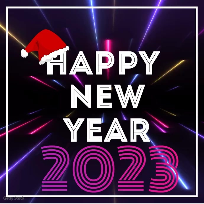 Copy of happy new year 2023 greeting and wishes | PosterMyWall