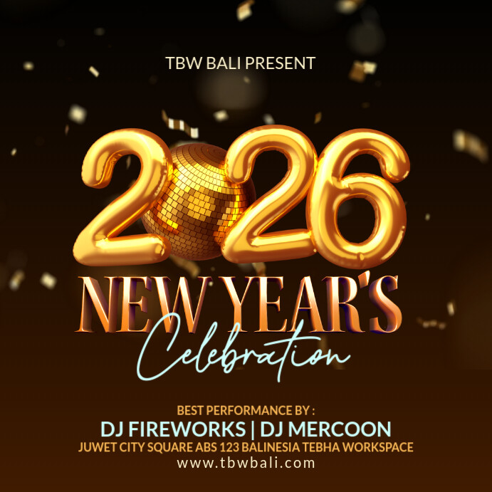 Happy New Year 2023 Greeting Post Template | PosterMyWall