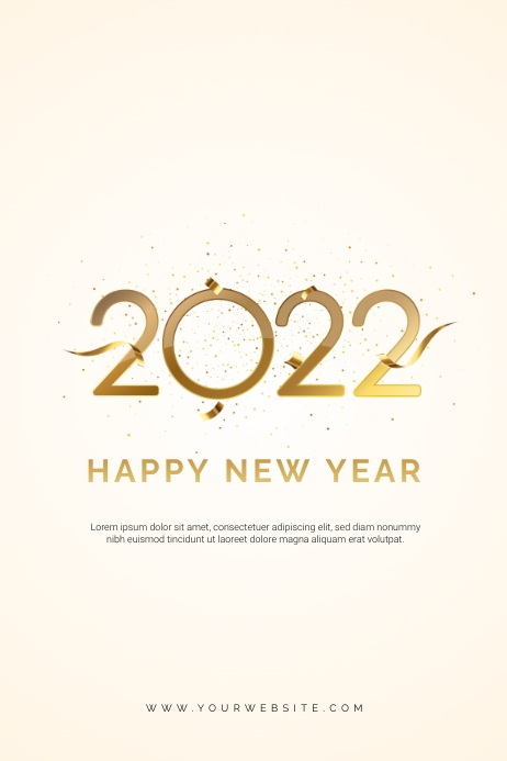 Plantilla de Happy New Year 2023 Greeting Poster | PosterMyWall