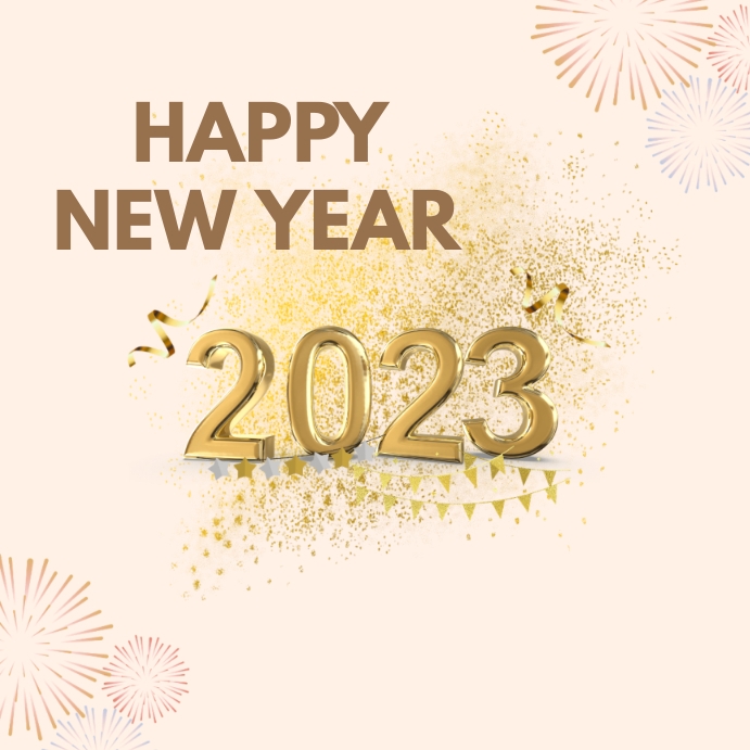 Plantilla de Happy New year 2023 Instagram template | PosterMyWall