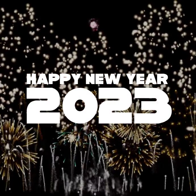 Copy of Happy New Year 2023 square video | PosterMyWall