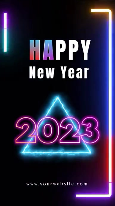 Happy New Year 2023 video Template | PosterMyWall