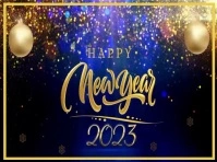 Happy new year 2023 wishes design template