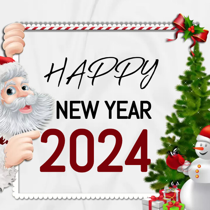 Happy New Year 2025 Banner Template
