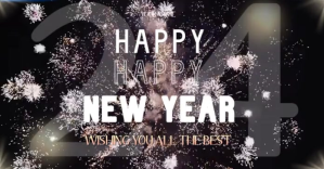 棕色 New Year Celebration Obraz udostępniany na Facebooku Template