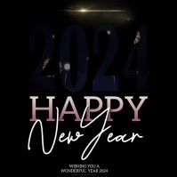 happy new year 2024 instagram video post template
