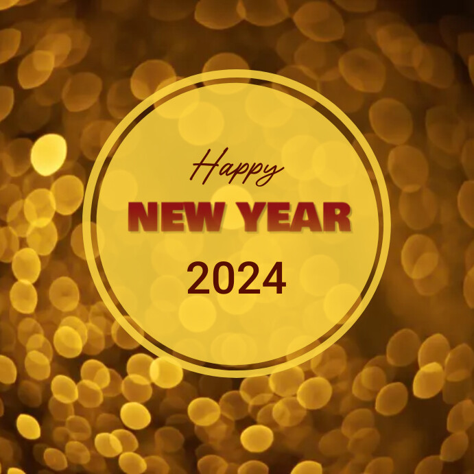 Happy New Year 2024 Instagran Post template