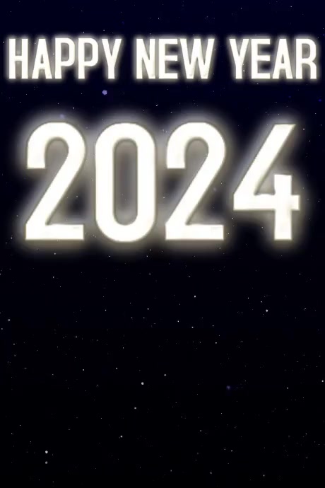 HAPPY NEW YEAR 2024 Tumblr Animated Video template