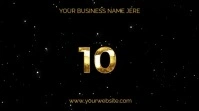 Happy new year 2025 countdown video template Affichage numérique (16:9)