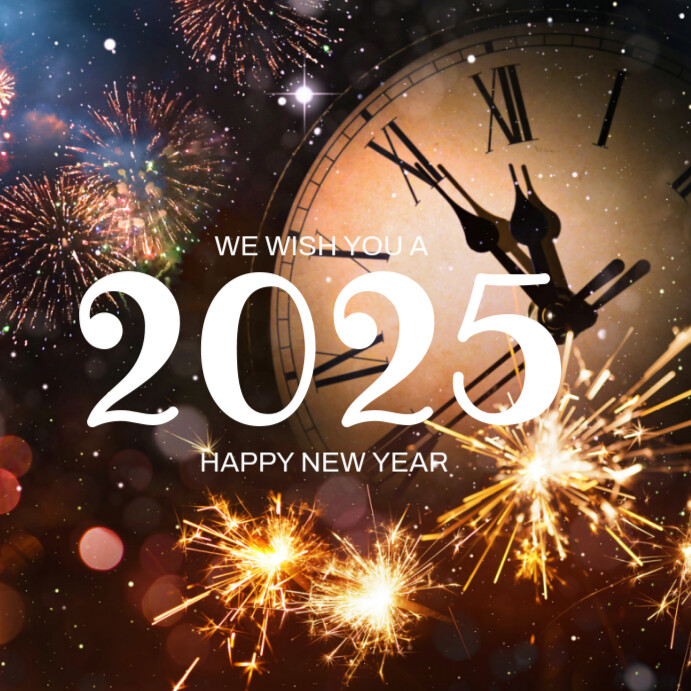 Happy new year 2025 Instagram na Post template