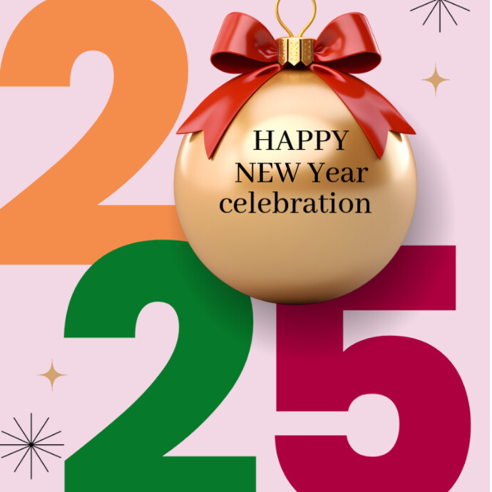 Happy New Year 2025 Template PosterMyWall