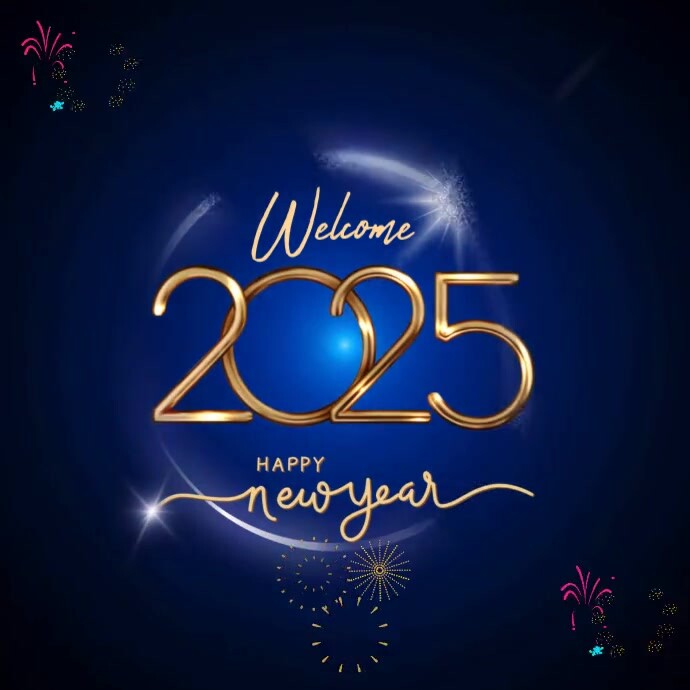 Happy New Year 2025 Template PosterMyWall