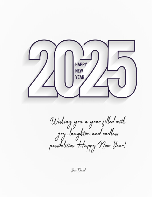 Copy of happy new year 2025 PosterMyWall