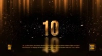 Happy new year 2025 invitation banner Tampilan Digital (16:9) template