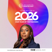 Happy New Year 2026 Square (1:1) template