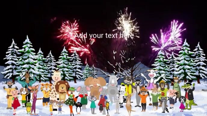 Happy new year 4k digital video template | PosterMyWall