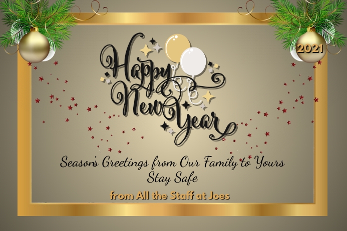 Copy of Happy New Year Card | PosterMyWall