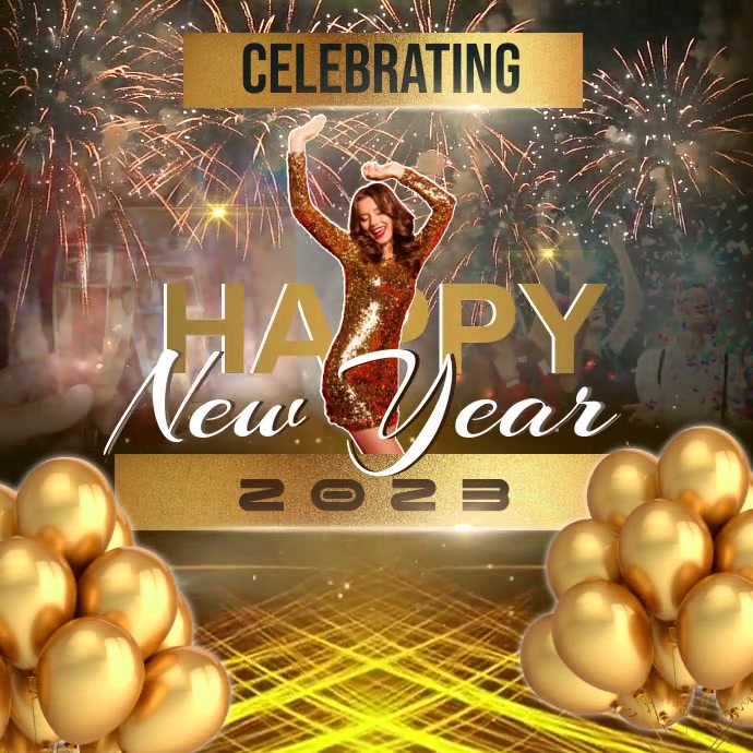 Copy of HAPPY NEW YEAR CELEBRATION 2023 TEMPLATES | PosterMyWall