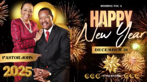 黑色 New Year Celebration 2025 Miniatura na YouTube Template