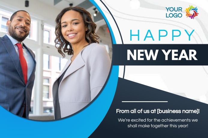 Happy new year corporate business post Template | PosterMyWall