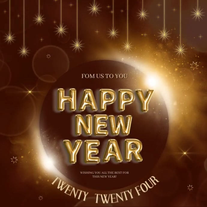 HAPPY NEW YEAR DAY 2024 TEMPLATE PosterMyWall