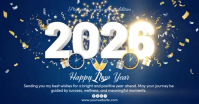 happy new year Facebook Shared Image template