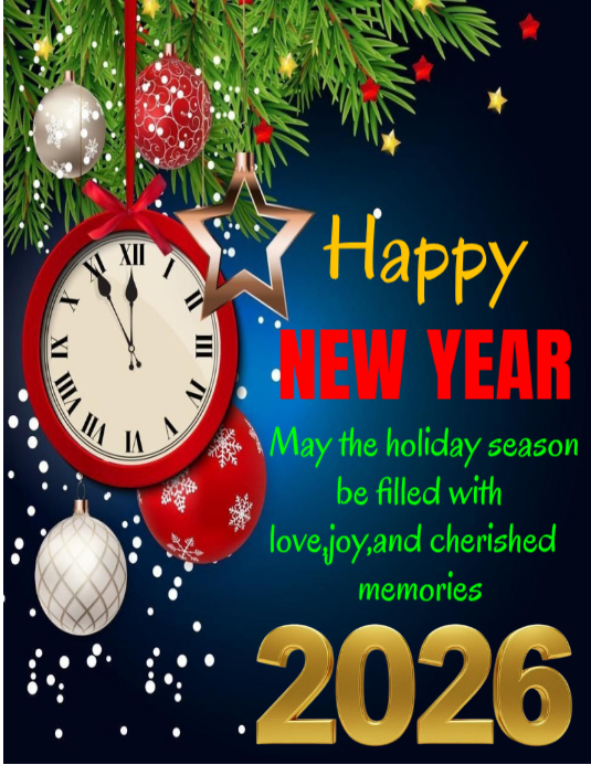Happy New Year Template PosterMyWall