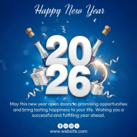 happy new year Wpis na Instagrama template