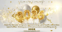happy new year Facebook Shared Image template