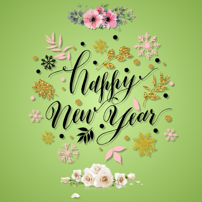 HAPPY NEW YEAR Instagram Plasing template