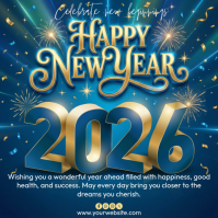 happy new year Instagram Post template