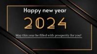 Happy new year Digital na Display (16:9) template