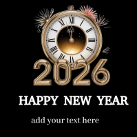 HAPPY NEW YEAR Logo template