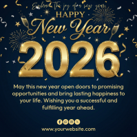 happy new year Instagram Post template