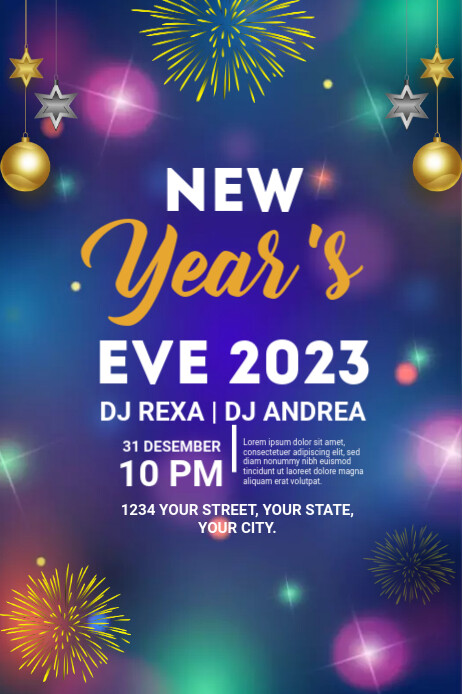 Happy New Year Template PosterMyWall