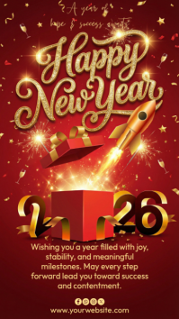 happy new year Instagram-Story template