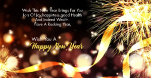 Happy New Year Facebook-Anzeige template