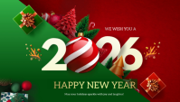 happy new year Blog Header template
